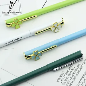 2023サマーギフトペンパペレリアメタルローラーペン美しいプリティペンフォロワー付きクリップガールズギフト