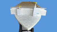 Qualité supérieure 300 450 EMC fibre de verre hachée brin tapis rouleau E-verre fibre de verre tapis pour bateau et planche de surf Applications