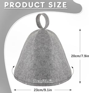 Chapeau de sauna en coton éponge de luxe, doux comme une serviette, avec logo personnalisé, écologique et lavable pour le nettoyage - Product Image 2