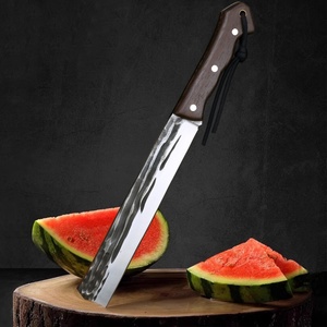 มีดพกพาอเนกประสงค์แบบปรับแต่งได้ ใบมีดสแตนเลส ด้ามไม้ สำหรับงานอุตสาหกรรม ล่าสัตว์ EDC DIY แบบปลายแหลม - Product Image 4