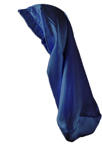 Bonnet de nuit en satin de luxe, réglable, à large bord élastique, pour cheveux longs et tressés, en polyester, pour femmes, style européen. - Product Image 4