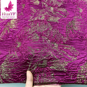 Français Fushia <span class=keywords><strong>rose</strong></span> mélange or couleur Organza <span class=keywords><strong>brocart</strong></span> dentelle <span class=keywords><strong>tissu</strong></span> 2024 haute qualité Jacquard Tulle tissus pour robes de soirée - Product Image 3