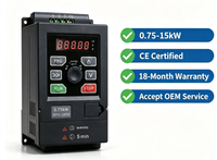 Variador de Frecuencia EASYDRIVE GT20 Trifásico de Alta Potencia 0.4KW-5.5KW con 0-550Hz para Ventilador/Bomba/Tallado de Madera/Envasado de Alimentos