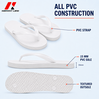 Chanclas de PVC Personalizadas con Impresión Completa en la Plantilla, Antideslizantes, para Playa y Piscina, para Hoteles y Compradores Promocionales