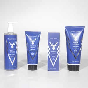 Kit de toilettage pour homme, parfum cèdre et cyprès, gel douche, crème à raser, huile à barbe, lotion à raser, beurre de karité, vitamine C, étiquette privée OEM - Product Image 4