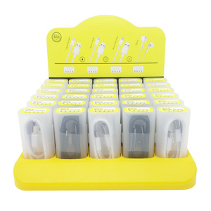 wholesaler distributor prefer mini plastic box display packing 1M PVC 2A micro lighting type c fast data charging cable set