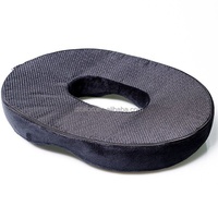 Coussin de refroidissement orthopédique personnalisé en mousse à mémoire de forme pour le soulagement du coccyx coussin en gel pour le bureau coussin de siège en forme de beignet de voiture