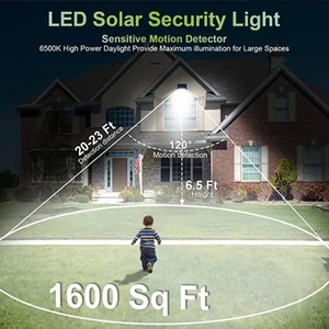Factory Hot Sale 1600lm IP65 Waterproof Garden <b>Led</b> Solar <b>Light</b> PIR <b>Motion</b> <b>Sensor</b> Outdoor Pathway Wall FX-SOSG037 Solar <b>Motion</b> Se - Product Image 4