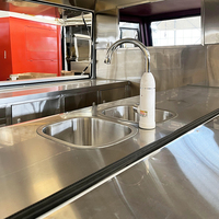 Camion de restauration mobile électrique sur mesure OEM avec équipement de cuisine complet pour café, hamburgers et pizzas