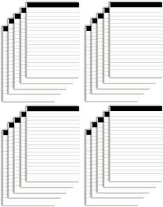 YS scuola autoadesiva e ufficio Notepads-4x6 pollici di pagine rigate spesse carta bianca brillante-30 pagine/confezione <span class=keywords><strong>20</strong></span> - Product Image 1