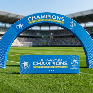 Arco Espositivo per Vincitori di Calcio con Telaio in Lega di Alluminio e Stampa Personalizzata, Arco da Campionato di 20 Piedi per Eventi Calcistici - Product Image 3