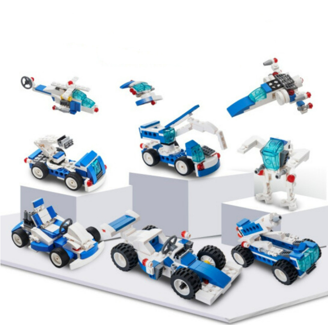 30 in 1 Blocks Technology DIY Assemble Improve Children Operating Ability STEM Fun Brick Building Block Set