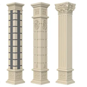 2024 New Arrive Concrete Pillar Molds Roman Pillars Mold Concrete Column