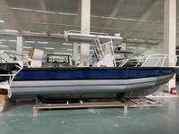 Offre Spéciale – Yacht de Luxe en Aluminium de 7,5 m (25 pieds) à Grande Vitesse, Bateau de Pêche à Console Centrale, Yacht Hors-Bord pour le Tourisme et la Pêche