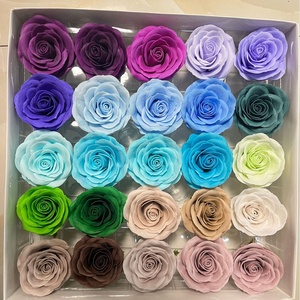 Savon parfumé à la rose pour la fête des mères, bouquet de fleurs artificielles, cadeau avec design de fleurs éternelles, décoration de fête DIY - Product Image 3