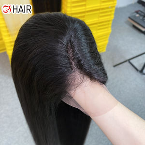 Parrucca da <span class=keywords><strong>donna</strong></span> con pizzo frontale 13x6 senza colla, capelli vergini vietnamiti lunghi 50 pollici, colore naturale, lisci come seta, senza perdita di capelli, all'ingrosso - Product Image 2