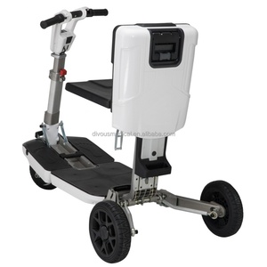 Small Electric Mobility Scooter Luggage Folding Adult <b>Disabled</b> Tricycle Lithium Battery Portable Scooter for the Elderly - Product Image 5