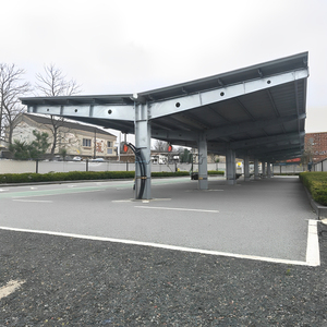Kit de carport solaire en acier au carbone KS-C - Garantie 10 ans, durée de vie 25 ans - Garage et <span class=keywords><strong>parking</strong></span> photovoltaïques - Product Image 1