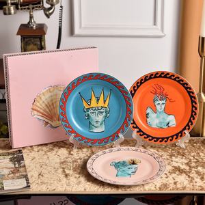 Plato de Cerámica Poseidon de Porcelana Fina con Diseño Creativo para Bistec, Postre, Vajilla, Decoración del Hogar - Product Image 2