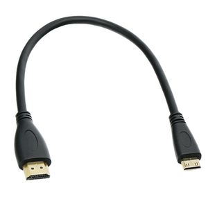 สายมินิ HDMI เป็น HDMI ชนิดตัวผู้ต่อตัวผู้ ยาว 0.3 เมตร สำหรับเชื่อมต่อแท็บเล็ต กล้อง และทีวี - Product Image 1