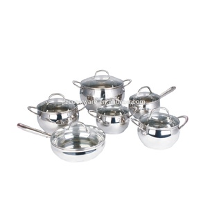 Venta al por mayor <span class=keywords><strong>Apple</strong></span> Shape Kitchen Ware Cooking Pot Set 8PCs Recubrimiento de acero inoxidable Juegos de utensilios de cocina con sartén y olla de leche - Product Image 1