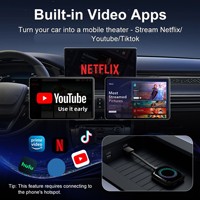 FCL Grenzüberschreitender Kabelgebundener zu Kabelloser 2G 16GB CarPlay Adapter Android Auto für Konverter WiFi USB/Type-C Fahrzeug-Infotainmentsystem