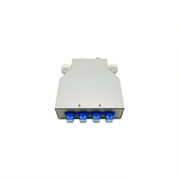 Kotak Terminal Serat Optik 4 Core, Rak Kotak Fusi Serat, Kotak Terminal Serat Optik Rel, Panel Patch Serat Optik ODF