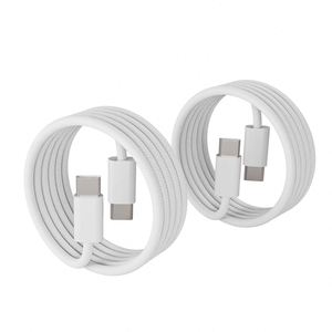 Cavo di Ricarica Rapida USB C a TYPE C Intrecciato di Alta Qualità, Colore Macaron, PD 60W 3A, 1M <span class=keywords><strong>2M</strong></span> per Telefono 15/16/17 - Product Image 2