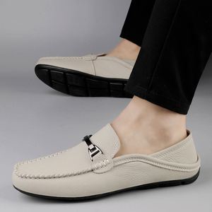 Mocasines de Moda, Zapatos Italianos Hechos a Mano, Zapatos Formales de Oficina para Hombre, Mocasines de Cuero Auténtico, Zapatos de Vestir para Boda - Product Image 6