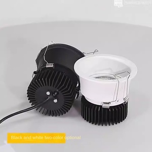 Projecteur Led Intégré En Aluminium Ferme Haute Couleur Rendu Profond Anti Éblouissement Cadre Étroit Ménage 7.5 cm Trou Mur Lavage - Product Image 6