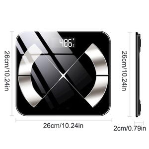 Báscula de Grasa Corporal LCD Inteligente con Pantalla Digital, Plataforma con Diseño Antideslizante para el Control del Peso Corporal y el IMC Familiar - Product Image 3