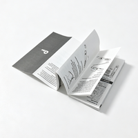 Manuel d'instructions plié personnalisé imprimé en couleur, le plus vendu, guide d'utilisation pliable en accordéon, brochure