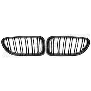 Grille de calandre avant de voiture aspect fibre de carbone pour BMW M6 F06 F12 F13 640i 650i 2012-2017, grilles de course, accessoires de voiture - Product Image 4