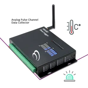 Termómetro de temperatura multicanal Kit de prueba de temperatura instrumentos de temperatura Grabador de datos para red GSM