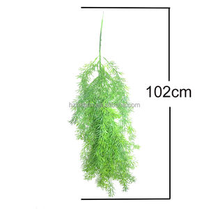 Enredadera Artificial de Sauce Colgante de 34 pies, Colorida, Roja, Amarilla, Naranja, Plantas Artificiales Verdes para Interiores - Product Image 6