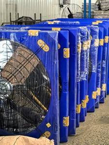 Ventilateurs pour vaches galvanisés robustes avec un grand volume d'air pour une ventilation naturelle et une réduction de la température dans les granges des fermes laitières - Product Image 3