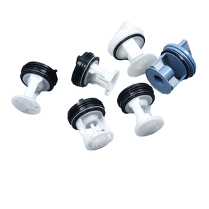 Bomba de drenaje de tambor eléctrico Manual al por mayor, tapa de filtro de tapón de plástico, piezas de tapón de agua de 120V/220V para aparatos de lavandería - Product Image 4