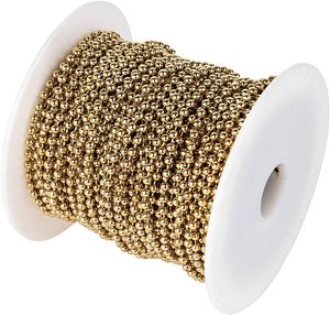 Dây Chuyền Bóng Màu Mạ Đồng Thau Kim Loại <span class=keywords><strong>3.2Mm</strong></span> - Product Image 1