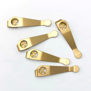 Clip de Bolsillo Profundo de Titanio Hecho a Mano Personalizado para Cuchillos Spyderco, Hecho de Titanio 6al-4v para Spyder C81 C223 - Product Image 1