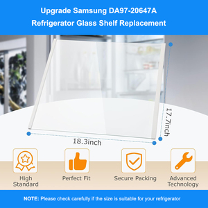 Remplacement de l'étagère en verre du réfrigérateur DA97-20647A pour réfrigérateur <span class=keywords><strong>Samsung</strong></span> - Product Image 2