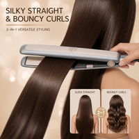 Catokan Rambut Dual Voltage 100-240V Lapisan Keramik Portabel dengan Saklar Pengunci untuk Salon Grosir Pabrik B2B
