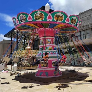 Attrazione per Parco Divertimenti all'Aperto: Giostra a Dondolo, Seggiolini Volanti, Attrazione Wave Swinger in Vendita - Product Image 1
