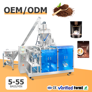 Llenadora Automática Multiusos para Bolsas Preformadas: Café, Cacao en Polvo, Bolsas Doypack, Totalmente Automática con Certificación CE - Product Image 1