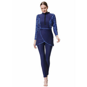 STOCK 5 couleurs maillot <span class=keywords><strong>de</strong></span> <span class=keywords><strong>bain</strong></span> islamique pour femmes manches longues mousseline modeste maillot <span class=keywords><strong>de</strong></span> <span class=keywords><strong>bain</strong></span> trois pièces maillot <span class=keywords><strong>de</strong></span> <span class=keywords><strong>bain</strong></span> complet avec casquette - Product Image 6