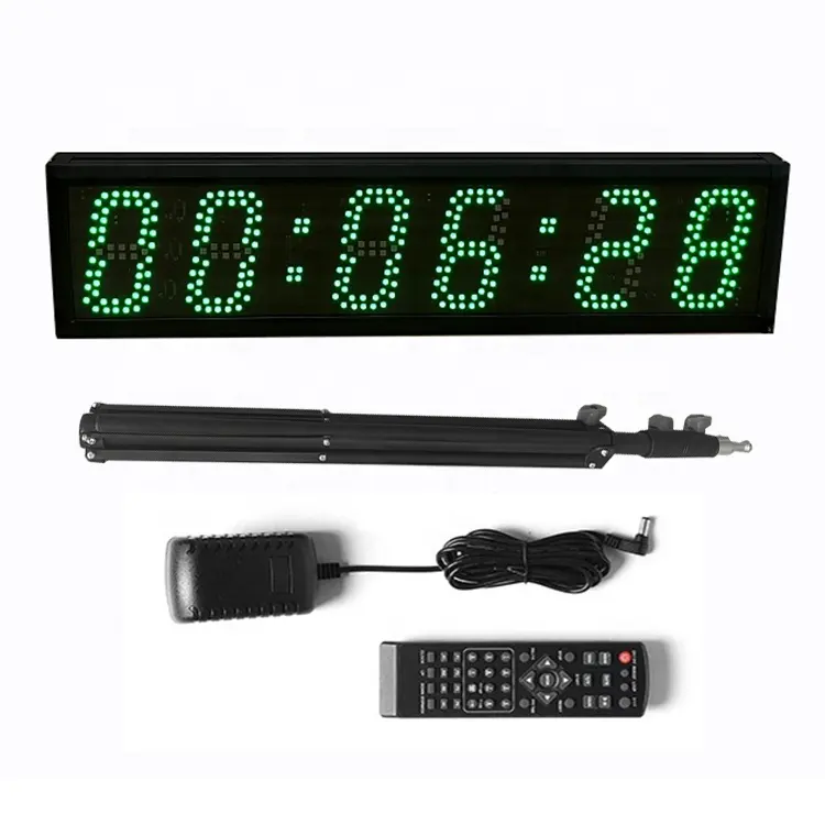 Customizable Outdoor Led Giant Double Sided Sports Marathon Running Clock Race Timer With Tripod