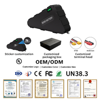 Batterie Ebik2000W 3000W 5000W Pack de batterie triangulaire pour vélo électrique 72V 52V 20AH 28.8 AH 30AH 40AH 50AH pour vélo électrique Ebike