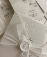 Carte d'invitation blanche de style chinois traditionnel pour mariage islamique, création d'une lettre d'invitation pour visa d'affaires