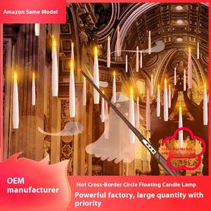 Pour <span class=keywords><strong>Harry</strong></span> <span class=keywords><strong>Potter</strong></span> capteur de télécommande flottant LED lumière numérique transfrontalière nouvelle atmosphère de bougie suspendue sans fumée - Product Image 5