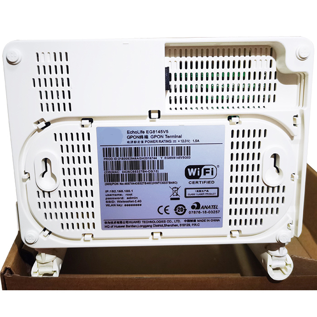 Original EG8145V5 ONU GPON EPON UPC/APC 5DBI Antenna Modem 4-port Full Gigabit Router With 4GE Port 2.4G&5G
