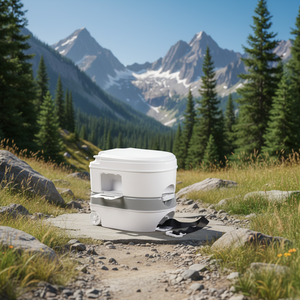 キャンピングトイレ ポータブル RV用 - 軽量/衛生的 アウトドア簡易トイレ - Product Image 3